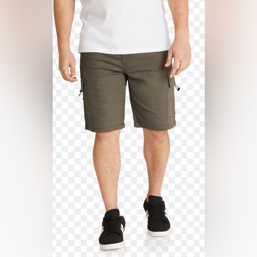 NWT Johnny Bigg Nelson Knit Cargo Short in khaki